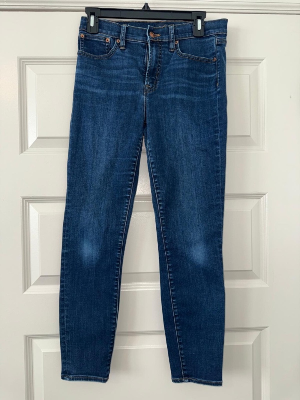 J. Crew Women's Blue 9" High Rise Toothpick Denim Jeans - SIZE 28